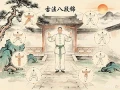古法八段锦有站、坐等不同练法